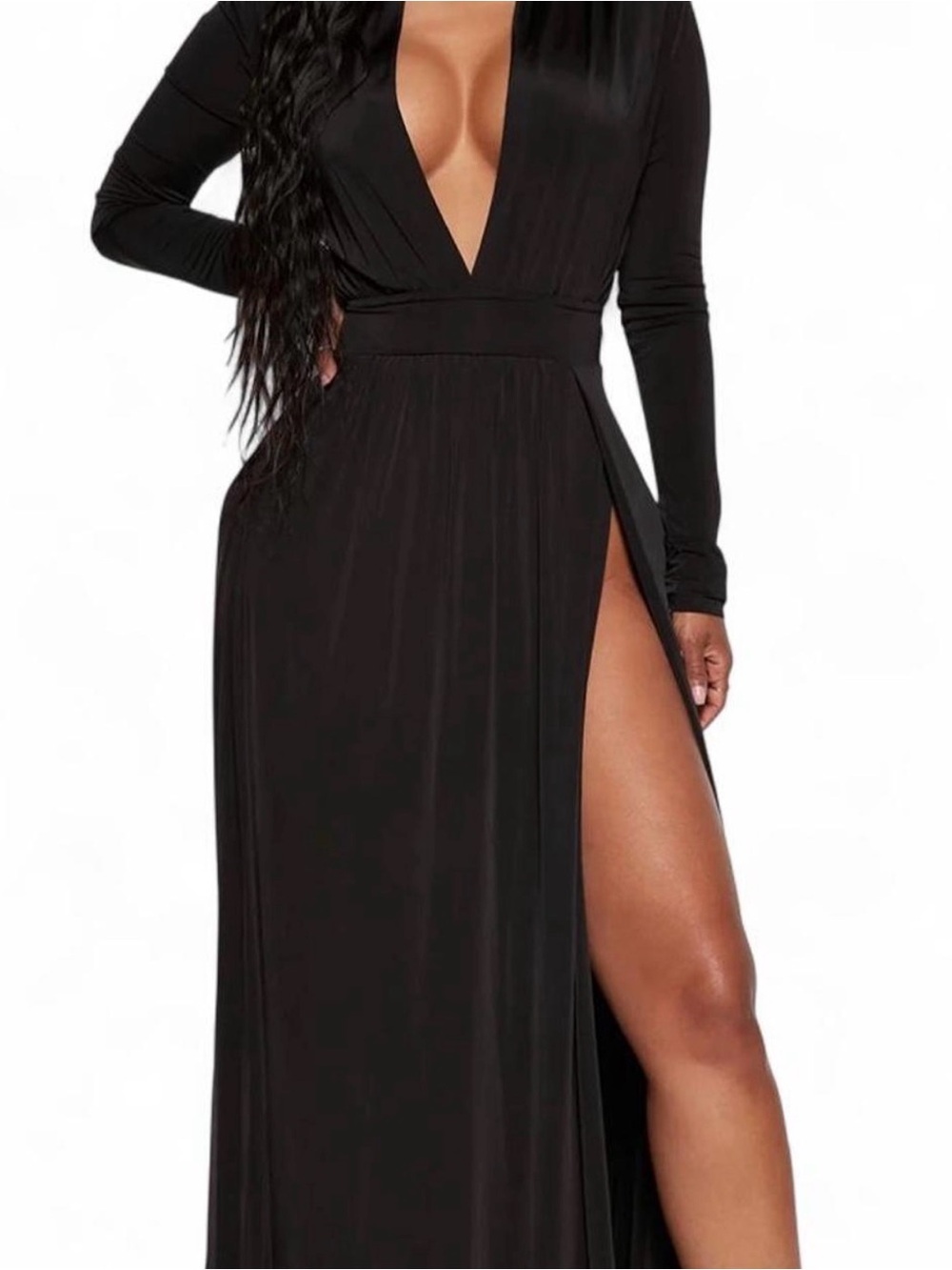 Fashion Nova Black Maxi Dress